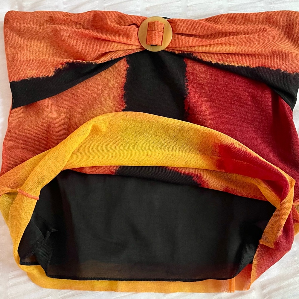 Vivienne Tam Vintage Mesh Strapless Top - Picture 4 of 11